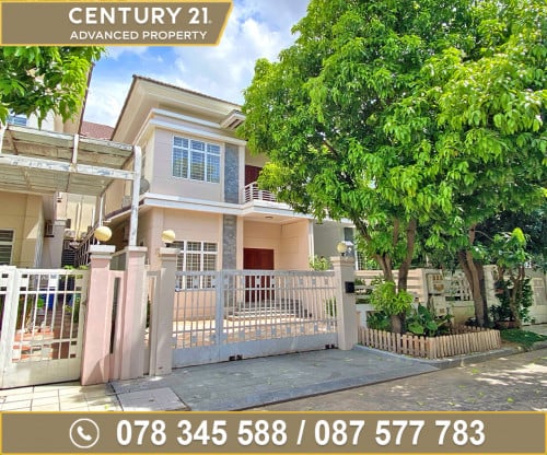 🏠 វីឡាភ្លោះ (Twin) សម្រាប់ជួល ក្នុងបុរី អង្គរភ្នំពេញ