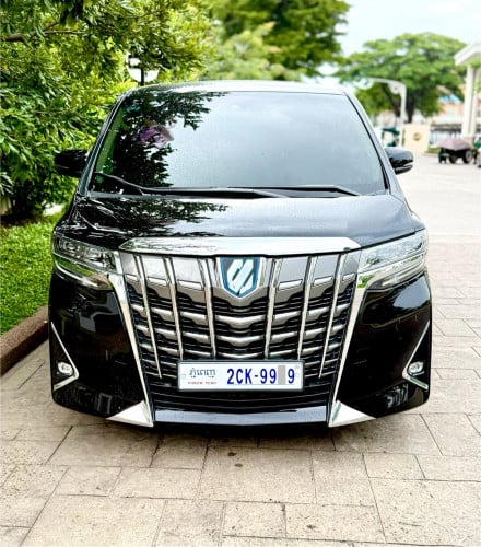 Alphard 2018 ខ្មៅក្នុងលឿង HYBRID V4 2.5L