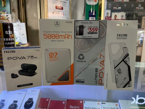 POVA7 Ultra5G Ram12G+12G/256GB ថ្មីប្រអប់ធានាក្រុមហ៊ុន13ខែតម្លៃពិសេសជូន
