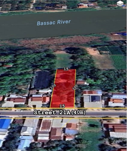 ដីសម្រាប់លក់ #ជាប់ផ្លូវ21A