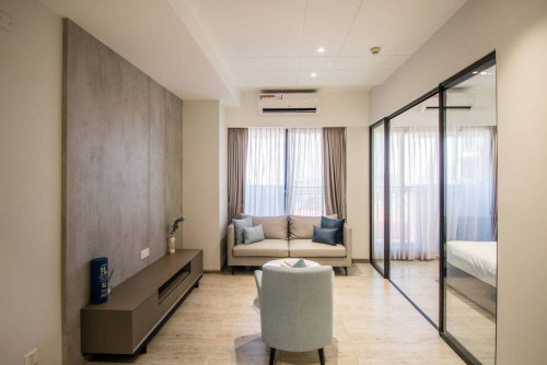1BR Serviced Apartment | Gym & Pool | $1,120/month | Boeng Trabaek๐