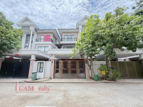 4 Bedrooms Twin Villa For Rent | Borey Peng Huoth 60m