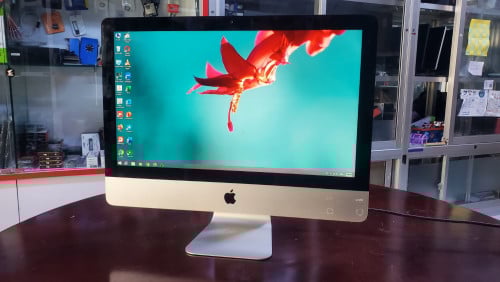 iMac 21.5 inch / Core i5 / Ram 8G / SSD 512G / Use windows and Mac OS គែមស្តើង នៅស្អាតដូចថ្មី