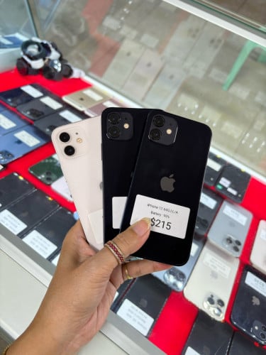 iPhone 12 64G​  សំនុំហ្សីន  ស្ទើរ​តិចៗ​ មួយទឹកអាមេរិក