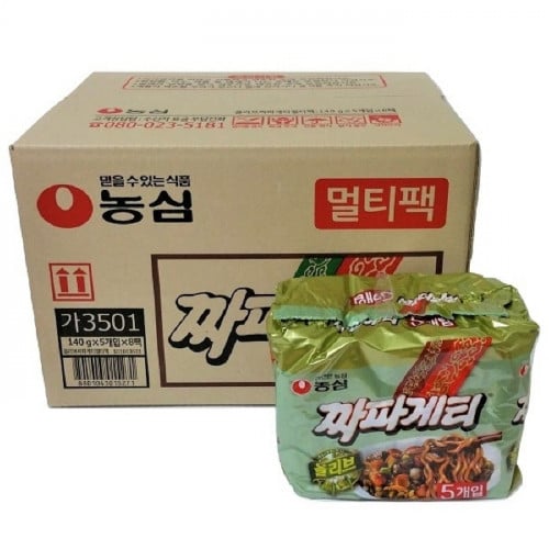 Direct from Korea – Nongshim Chapagetti Black Bean Noodle – Wholesale Supply
