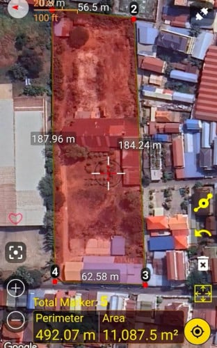 Land for sal ដីលក់ សែនសុខ 10,144 ម៉ែត្រ ការ៉េ