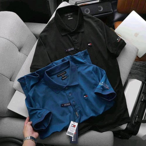 Update Size អាវយឺតដៃខ្លី ប្រេនTommy មាន6ពណ៏ដូចរូបSize M L XL XXL 3XL (ពណ៏សមានដល់4XL) (07/09/25)