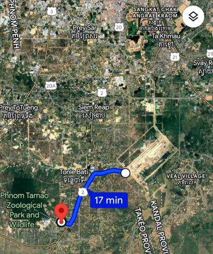 ដីលក់បន្ទាន់នៅជិតព្រលាមថ្មីចំងាយ 17 នាទី