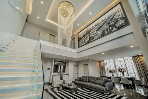 ✨Penthouse Bkk1 4Bed nice decor at Sophea Suites!✨