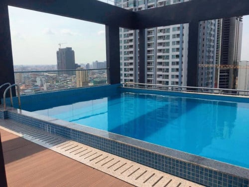 2 Bedroom Apartment For Rent In BKK1 With Pool Is Available Now.