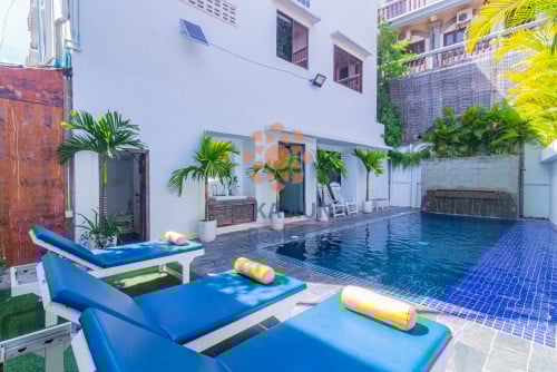 Boutique Hotel for Rent in Siem Reap City Center - Svay Dangkum