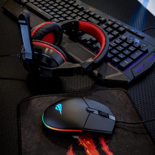 Havit KB501CM Gaming Series Keyboard and Mouse Combo, Black