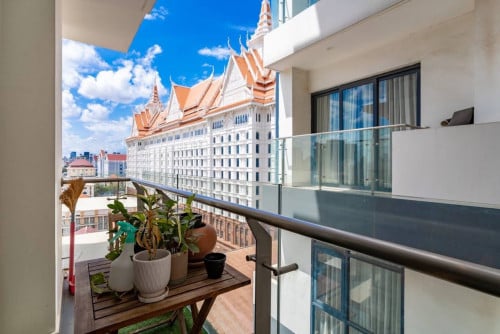 Spacious 2 Bedrooms For Rent In Tonle Bassac  At Embassy Residence