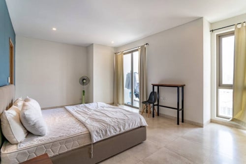 Spacious 2 Bedrooms For Rent In Tonle Bassac  At Embassy Residence
