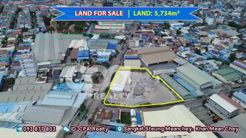 ដីកែងលក់នៅម្តុំផ្សារស្ទឹងមានជ័យ