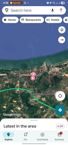 西哈努克省 Keo Phos 港附近紧急土地出售