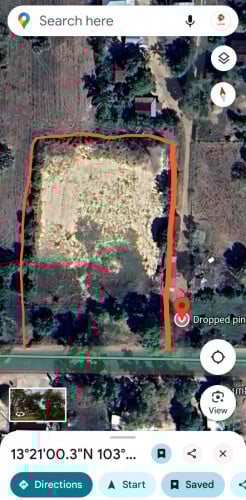 ដីជួលឬលក់បន្ទាន់ លើផ្លូវជាតិលេខ6នៅសៀមរាប ជិតស្ពានក្អែក តំបន់មានសក្ដានុពលក្រោមទីផ្សានៅលើផ្លូវជាតិលេខ6