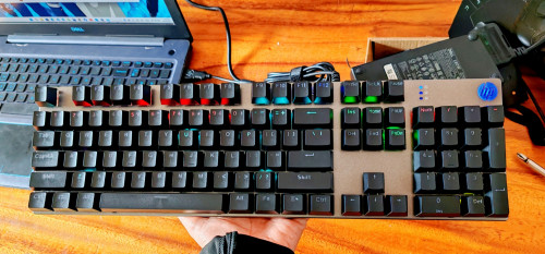 Gaming Keyboard HP ចូលស្តុកថ្មីHP GK400F