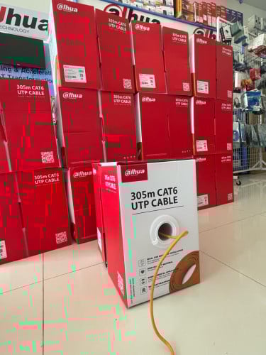 Network cable Dahua PFM922I-6UN-C 2p(ទឹកក្រូច)