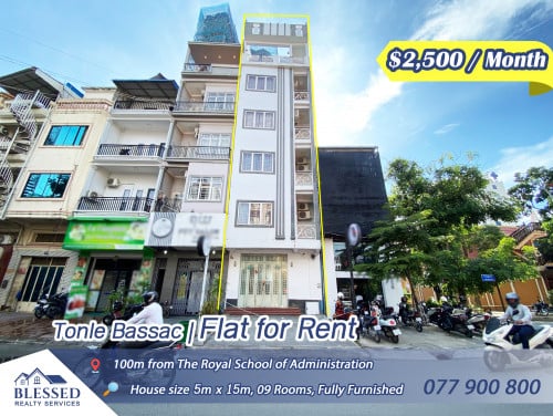 Tonle Bassac 💥 Flat for Rent 💥