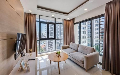 Tonle Bassac | 1BR Serviced Apartment for Rent –Fully Furnished✨
