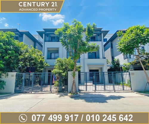 🏘 វីឡាភ្លោះ (Twin Villa) ក្នុងបុរី ជីបម៉ុង271 ត្រូវការលក់បន្ទាន់ខ្លាំង