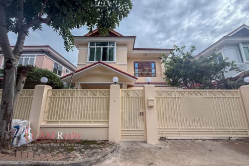 4 Bedrooms Single Villa For Rent | Bassac Garden City Phnom Penh