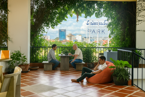 Co-working space at Chroy Changvar