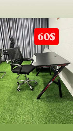 table set with office chairs ( games table )