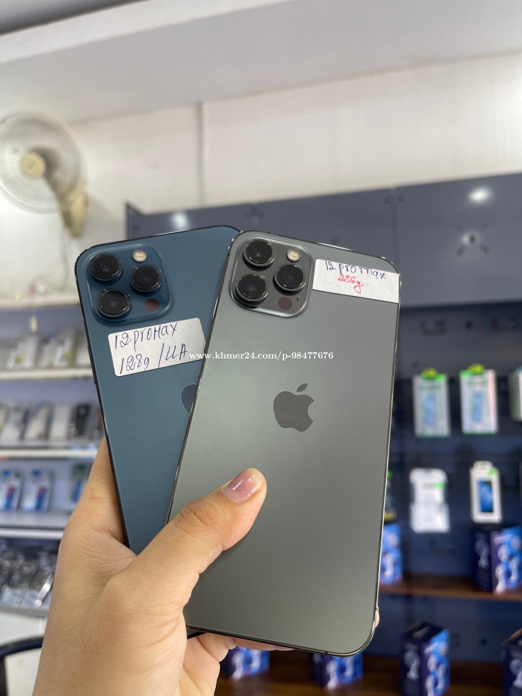 iPhone 12 Pro Max Ram256G 😍 I’d 6531290 price 474.05 in Mittakpheap