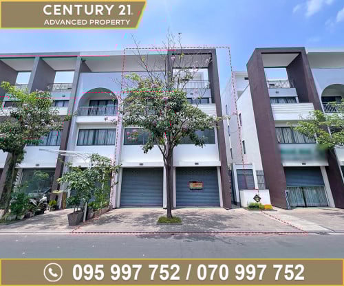 🏠 ផ្ទះអាជីវកម្ម ខាង (2ជាប់គ្នា) សម្រាប់ជួល ក្នុងបុរី ភ្នំពេញផាក ផ្លូវជាតិលេខ6A