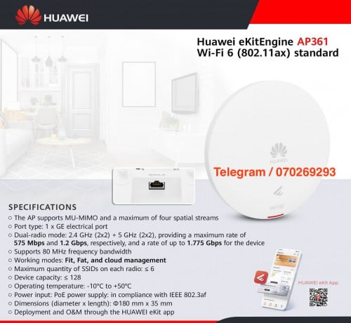 Huawei AP361 Wireless Ceiling WIFI 6 access point