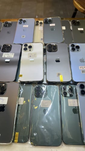iPhone  13promax  128g   LLA  សំនុំហ្សីន 449$   499$