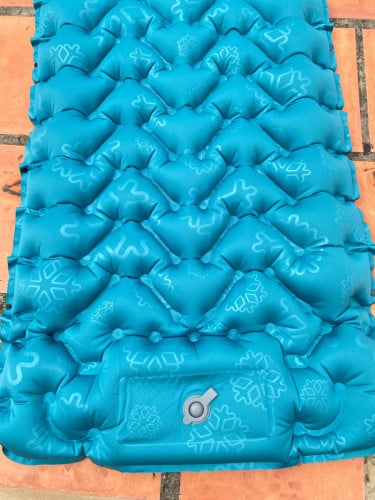 Outdoor inflatable mattress, single inflated mat for camping, hiking