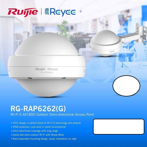 RG-RAP6262(G) Wi-Fi 6 AX1800 Outdoor Omni-directional Access Point