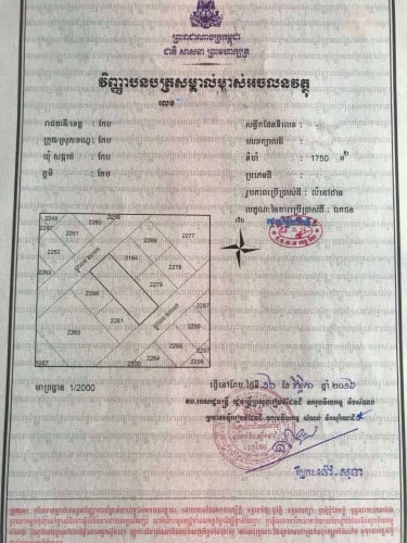 ដីកែប​ លក់បន្ទាន់​ ក្នុងតំបន់ឡូត៌B