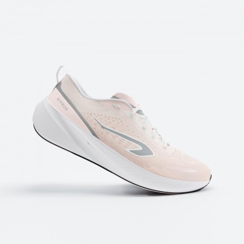 ស្បែកជើងកីឡារត់ ស្ត្រី ពណ៌ផ្កាឈូក និង BEIGE