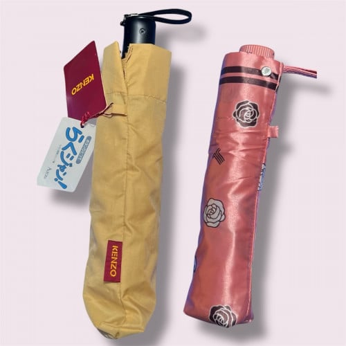 -KENZO -LAVIN.      Folding Umbrella(ឆត្រ​ប្រេន​ កាន់ដៃតូច​ ងាយស្រួលយកតាមខ្លួន)👉តំលៃ​ 19.5$📦