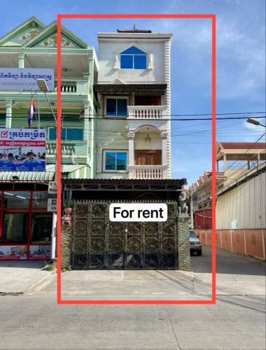 ផ្ទះសម្រាប់ជួល! នៅសង្កាត់ភ្នំពេញថ្មី   | Shop house for rent at Phnom Penh Tmey