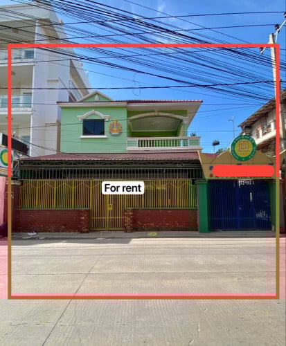 ផ្ទះសម្រាប់ជួល! នៅជិតផ្សារឈូកមាស   | Shop house for rent  near Chhuk Meas market