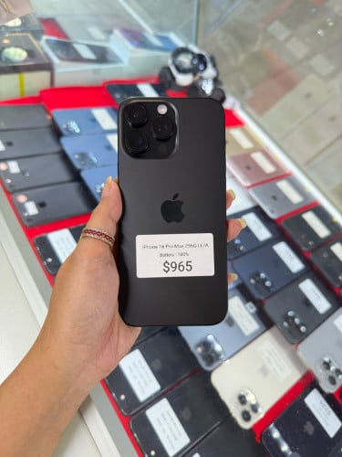 iPhone 16​ Pro Max 256G ​LL/A Esim សំនុំ​ហ្ស៊ីន​ មួយទឹក​អាមេរិក​