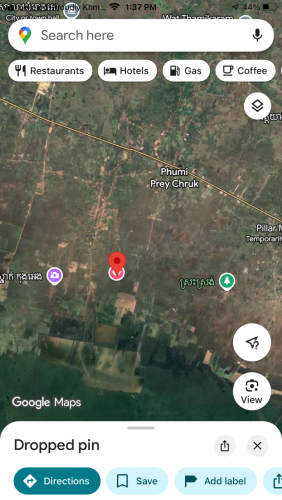 Land for sell in Sieamreap(0.6$/m2)
