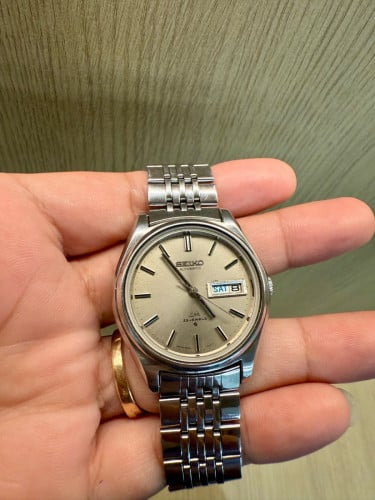 Original Rarest Vintage SEIKO LM Automatic 23 Jewels Silver Dial JDM 1969 - (Condition 80%)