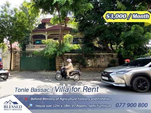 Tonle Bassac 💥 Villa for Rent 💥