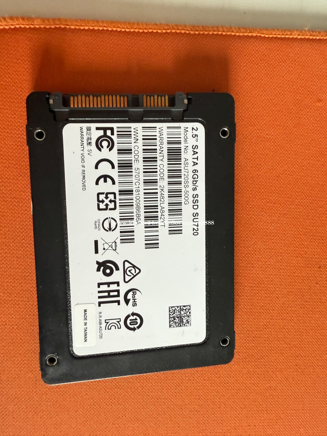 500gb Su720 Ssd SSD 500GB Second Hand Price In Chrouy Changva, Chrouy