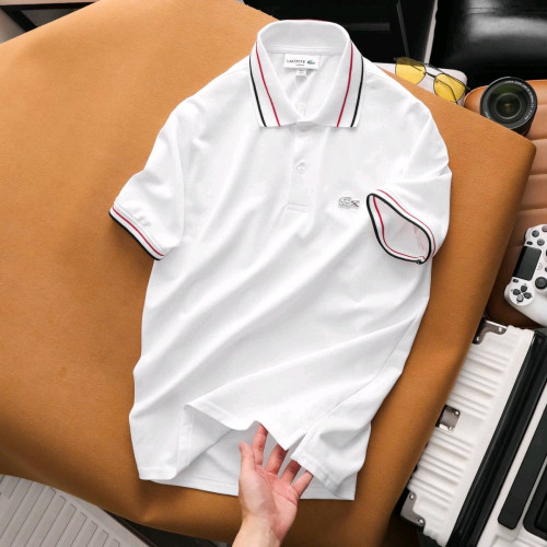 អាវយឺតដៃខ្លី កបើក សាច់គ្រើម ក្រពើ6ពណ៌ដូចរូបលេខ S m l xl xxl