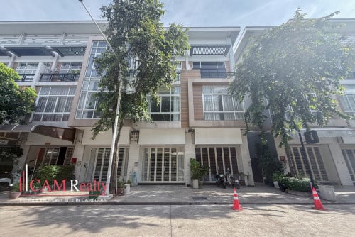 🏘️ 4 Bedrooms Shophouse In Borey Peng Huoth Beoung Snor