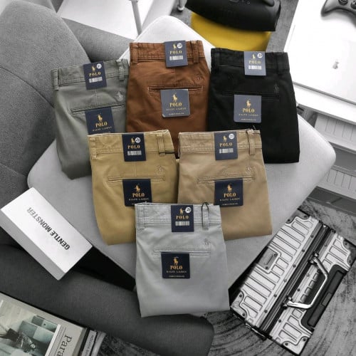 ខោជើងវែង សាច់គគី ជើងស្មើរ សាច់ក្រាស់ទន់យឺត20% ប្រេន Polo 6ពណ៌ដូចរូបលេខចង្កេះ 29-30-31-32-34-36