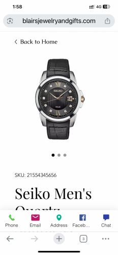 លក់Seiko ប្រើSolar Original 42mm 130$