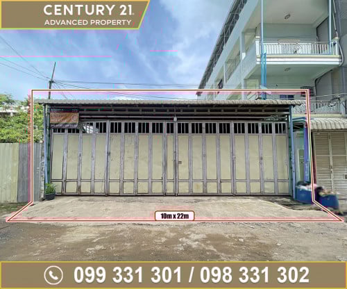 🏠 ឃ្លាំង នៅជិតបុរី ឃាមបញ្ញា4 ផ្លូវរថភ្លើង ត្រូវការលក់បន្ទាន់ខ្លាំង